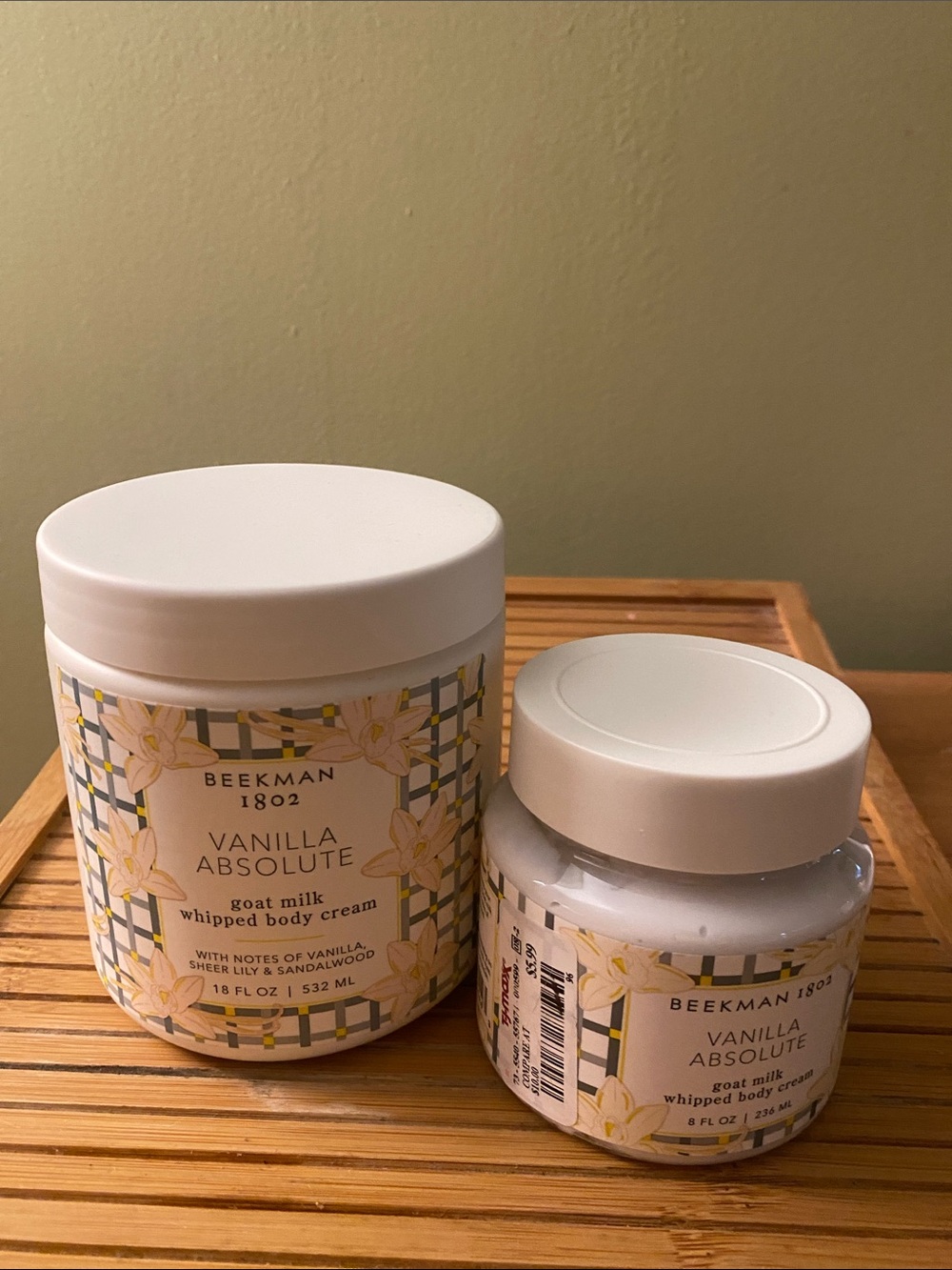 Beekman 1802 Vanilla Absolute Whipped Body Cream - White & Yellow Accent